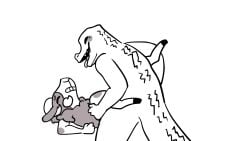 animated anthro bovid caprine crocodile crocodilian dubindore_(character) duo female looking_pleasured male male/female mammal penetration reptile scalie sex sheep suprhealing vaginal_penetration vaginal_penetration