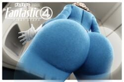 big_ass blender clothed clothing detailed_background drakepowers fantastic_four fantastic_four:_first_steps marvel marvel_cinematic_universe milf sue_storm uniform