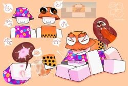 blush cum cum_in_pussy cum_in_pussy cum_inside impregnation nejajiku_nsfw penetration pregnant roblox robloxian sweat tentacle_dick