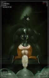 1boy 1futa 1girls anthro ass balls big_ass big_balls big_breasts big_butt big_penis black_body black_hair bodily_fluids breasts camera canine cum cum_in_ass cum_inside duo ears female furry genital_fluids genitals hi_res interspecies long_hair looking_back mal0 male male/female malo naked naked_female naked_futa nipples nude nude_female nude_futa penis recording scp-1471 scp-1471-a scp_foundation skull_head skye_cloud tail thick_thighs video_recording wolf wolf_girl
