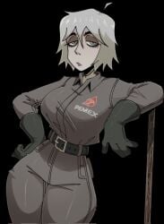 big_ass big_breasts big_breasts big_butt big_thighs big_titties clothing curvaceous curvaceous_female curvaceous_figure curvy curvy_figure curvy_hips female female_focus female_only original original_character short_hair white_hair zzzilart