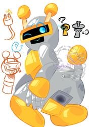 anal antennae ass ass_focus big_ass blue_eyes booktimgay clukr_(sprunki) eye_contact eye_contact_pov fun_bot_(sprunki) garnold_(sprunki) gay gay_male gold happiness happiness! happy happy_sub incredibox_mod iron_body looking_back looking_down lovely_robot male one_eye_closed robot robot_anthro robot_boy robotic screen_face sliver_skin sprunki