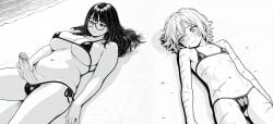 ai_generated annie_(furryroxxie) beach bikini chubby_female chubby_futa dickgirl embarrassed girlfriends public public_indecency public_masturbation sand skinny soko_(furryroxxie) tagme trans_woman transfem watching