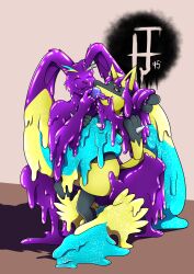 absurd_res assimilation cybernetics cyborg dragon ear_penetration generation_4_pokemon goo_creature goo_transformation gooborg goopy hi_res jasoned95 lopunny lucario machine melting mythological_creature mythological_scalie mythology nintendo penetration permanent permanent_transformation pokeball pokemon pokemon_(species) scalie shiny_pokemon slime transformation