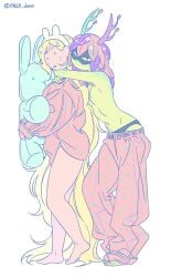 fionna the human girl from adventure time by yakza draw