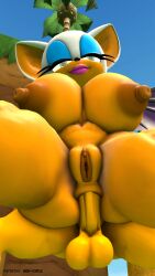 1boy 1girls anal anthro anthro_female big_breasts breasts female female_anthro furry_female grey_yordle male miles_tails_prower mobian_(species) nude rouge_the_bat sega sonic_(series) sonic_the_hedgehog_(series) tails tails_the_fox