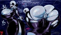 fem gaster from deltarune by tiefe