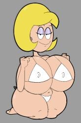 adult_swim alternate_version_available big_ass big_breasts bikini blonde_female blonde_hair female female female_only milf pristine_klimer self_upload simple_background solo the_oblongs thick thick_ass thick_thighs weird00d