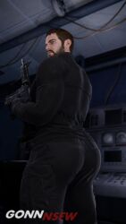 chris redfield from resident evil by gonnnsfw