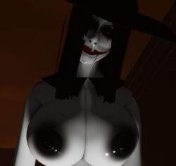 big_breasts big_lips breasts female kintoru mommy_milkers petite roblox roblox_game roblox_horror_games the_mimic yokai