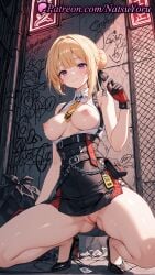 evelyn chevalier from hoyoverse by natsuyoru