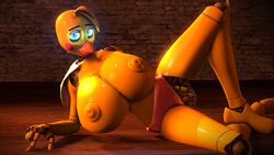 1girls 3d animatronic avian big_breasts blue_eyes breasts female ffpp_toy_chica fingering five_nights_at_freddy's five_nights_at_freddy's_2 frederika_fazbooty's_poon_parlour glowing glowing_eyes huge_breasts looking_at_viewer machine masturbation nipples robot smile solo source_filmmaker toy_chica_(fnaf) uwotinfokm8 video_games