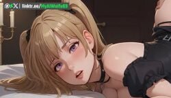 1boy absurd_res ahe_gao ai ai_art ai_generated anal anal_sex ani_(twitter) ani_(xai) ani_grok animated animated_image anus arm_support bangs bare_shoulders black_bow black_bra black_choker black_footwear black_ribbon blonde_hair blue_eyes blush bow bra breasts camera choker clitoris collarbone cowgirl_position day doggy_style erection eyebrows_visible_through_hair female female_on_top fishnets from_behind from_behind_position garter_belt grok grok_(x) grok_(xai) hair_ribbon hairbow half-closed_eyes hi_res high_heels high_quality high_resolution highres indoors long_hair looking_at_viewer mascara medium_breasts music myaiwaifu69 navel nipples on_top open_mouth paid_reward patreon_logo patreon_username penis pussy recording reverse_cowgirl_position rolling_eyes saliva sex skindentation solo_focus sound sound_effects spread_legs squatting squatting_cowgirl_position stomach straddling straight tagme tears teeth thighhighs tongue tongue_out twintails twitter uncensored underwear upper_teeth vaginal_fluids vaginal_penetration vaginal_sex video