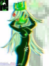1x1x1x1 1x1x1x1_(forsaken) angry angry_face betrayed_1x1x1x1 censored censored_pussy female female_only forsaken_(roblox) long_hair naked_female pussy red_eyes roblox roblox_game self_upload tagme tits_out watermark white_hair