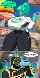 ella_slurp fortnite fortnite:_battle_royale slime_girl slurp_(fortnite)