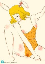 abuse abused anthro armpit_crease armpit_fetish armpits asking_for_it bite bite_mark bite_mark_on_breast bite_mark_on_nipple blush bunny_ears bunny_girl carrot carrot_(one_piece) cute_face embarrassed embarrassed_nude_female exposed_breasts exposed_nipples female female_only grabbing_thighs humiliated humiliation leaking_pussy nipple_slip nipples_visible_through_clothing one_piece pink_areola pink_nipples puffy_nipples rabbit rabbit_ears rabbit_girl rabbit_humanoid secretly_loves_it shaved_armpit short_hair shy slap slap_mark slapping_ass slapping_butt small_breast_humiliation small_breasts soft_breasts submissive submissive_female twitching weak_minded wet wet_panties wet_pussy