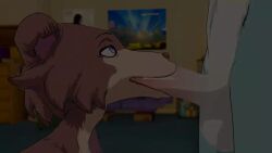 3d 3d_animation anthro anthro_on_anthro anthro_penetrated anthro_penetrating anthro_penetrating_anthro artist_request beastars blowjob enticia_(artist) juno_(beastars) legoshi_(beastars) sound sound_effects tagme video