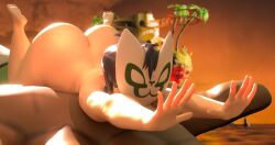 1girls 3d alt_version asian asian_female ass big_ass blue_hair cat_stretch female fortnite fortnite:_battle_royale gorillaz huge_ass kewdlewd mask masked masked_female noodle_(gorillaz) noodle_(plastic_beach) stretching