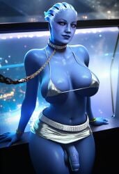 2025 ai_generated asari chain_leash futanari intersex liara_t'soni mass_effect