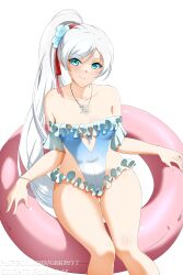 weiss schnee from rwby by kimmy77