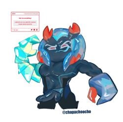 chapachoocho cock cookie_run cookie_run_ovenbreak lobster_cookie male male_only muscular muscular_male penis penis_out tagme