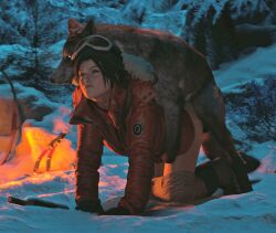 lara croft from tomb raider by the vice art