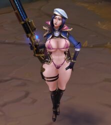 arcane commander caitlyn from arcane by abdomera