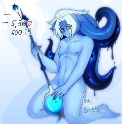 bodrinuus_ cookie_run cookie_run_kingdom covered_penis jester male male_only shadow_milk_cookie