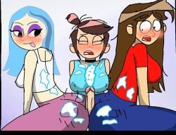 1futa2girls andrea_davenport blush buttjob buttjob_over_clothes clothed_buttjob cooperative_buttjob covered_buttjob cum_explosion cum_on_ass cum_on_clothing cumming cumshot disney disney_channel double_buttjob ejaculation explosive_cum female futa_on_female futa_with_female futanari hotdogging intersex libby_stein-torres looking_back lovebot_the_shipanimation molly_mcgee orgasm the_ghost_and_molly_mcgee