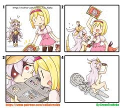 1futa 1girls cum death diary female female_on_futa futa_death futanari greenteaneko intersex killing necrophilia petrification tagme taking_picture
