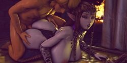 3d animated areolae bouncing_breasts breasts erection female from_behind huge_breasts hyrule_warriors jujala link link_(hyrule_warriors) male nintendo nipples penis princess_zelda sound source_filmmaker straight tagme the_legend_of_zelda twilight_princess video zelda_(twilight_princess)