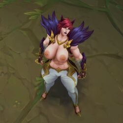 1girls abdomera female league_of_legends rule_63 screenshot sett
