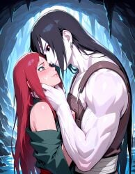 1boy 1boy1girl 1boy1girls 1girls ai_generated cave cheating cheating_wife cum_on_face female kushina_uzumaki male naruto naruto:_the_last naruto_(series) naruto_shippuden orochimaru uzumaki_kushina villain villain_on_heroine