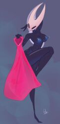 absurd_res anthro anus arachnid arthropod ass big_butt black_body blush bodily_fluids curvy_figure digital_media_(artwork) female genital_fluids genitals gobsmacker hi_res hollow_knight hornet_(hollow_knight) huge_ass huge_butt insects leaked_silksong_sprite looking_at_viewer nude penis pussy simple_background solo spider team_cherry text thick_thighs video_games voluptuous wide_hips