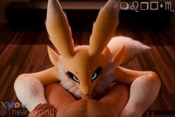 1heart6minds animated anthro artist_name bandai_namco canid canine character_cipher digimon digimon_(species) dogzeela_(modeler) duo fellatio female female_penetrated fox genitals hi_res human human_on_anthro interspecies looking_at_viewer male male/female male_penetrating male_penetrating_female mammal no_sound oral penetration penile penis renamon sex tagme text video video wingdings_text