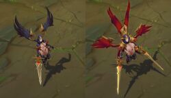 1girls abdomera eclipse_series female iron_inquisitor_kayle kayle league_of_legends screenshot