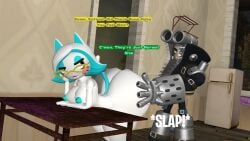 ass_slap big_ass_(female) big_ass_cheeks big_booty big_butt_(female) bubble_ass_(female) bubble_butt_(female) huge_ass_(female) huge_asscheeks kaibernation karen_(smg4) karen_katphish mr._wpnz smg4