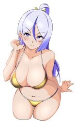 big_ass big_breasts bikini captain_shalala daasan golden_bikini hirogaru_sky!_precure precure pretty_cure sfw