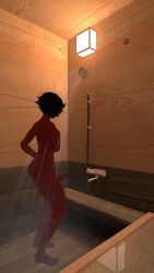 demon demon_boy demon_horns erect_penis erection incubus penis self_upload shower showering solo solo_male vrcfemboy vrchat vrchat_avatar
