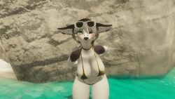 1girls 3d anthro ass beach big_breasts bikini biped breasts canid canine delilahgrey female female_only fur furry golden_week mammal ocean seaside solo standing swimsuit swimwear two-piece_swimsuit vr vr_media vrchat vrchat_avatar vrchat_model vrchatmedia wolf_girl wolf_humanoid