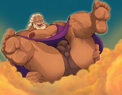 daddy_and_son disney gay hercules_(character) hercules_(disney) incest male size_difference yaoi zeus zeus_(hercules)