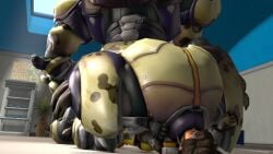 anus dubcon facesitting huge_anus omnic oral_sex orisa overwatch rimming robot tracer yuri