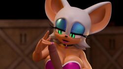animated licking_penis paizuri penis redmoa rouge_the_bat sonic_(series) sonic_the_hedgehog_(series) sound tagme video