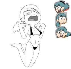 1girls aged_up belly belly_button bikini bra breasts cleavage clothed clothing female hilda_(hilda) hilda_(series) netflix panties smeet_(artist) thong underwear