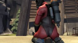 ass booty domination facesitting gas_mask pyro_(team_fortress_2) pyro_enthusiast rule63 rule_63 scout_(team_fortress_2) straight team_fortress_2