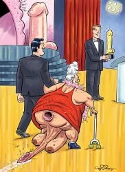 2boys aass anal_gape anthro ass award boomer_humor ceremony comedy comic dan_collins destroyed_anus destroyed_pussy dildo dragging dragging_breasts drawing elderly elderly_female exposed exposed_anus exposed_ass exposed_breasts exposed_pussy female gape gaping gaping_anus glitter_dress golden_dildo humor humor_porn hustler old_woman pussy_slide red_dress sagging_breasts saggy_breasts suit suit_and_tie trophy tuxedo