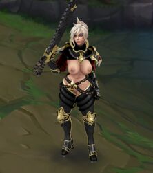 1girls abdomera adepta_sororitas crossover female league_of_legends riven screenshot sister_of_battle warhammer_(franchise) warhammer_40k