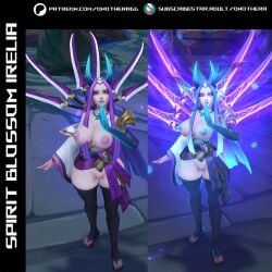 big_ass big_breasts glowing glowing_genitalia irelia_xan league_of_legends mod onothera