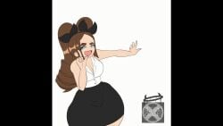 alexandria_(cross_samax) animated cross_samax meme music shortstack sound tagme thick_thighs video wide_hips