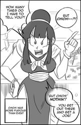 canon_couple chichi comic couple dragon_ball dragon_ball_z funsexydragonball goku husband_and_wife son_goku